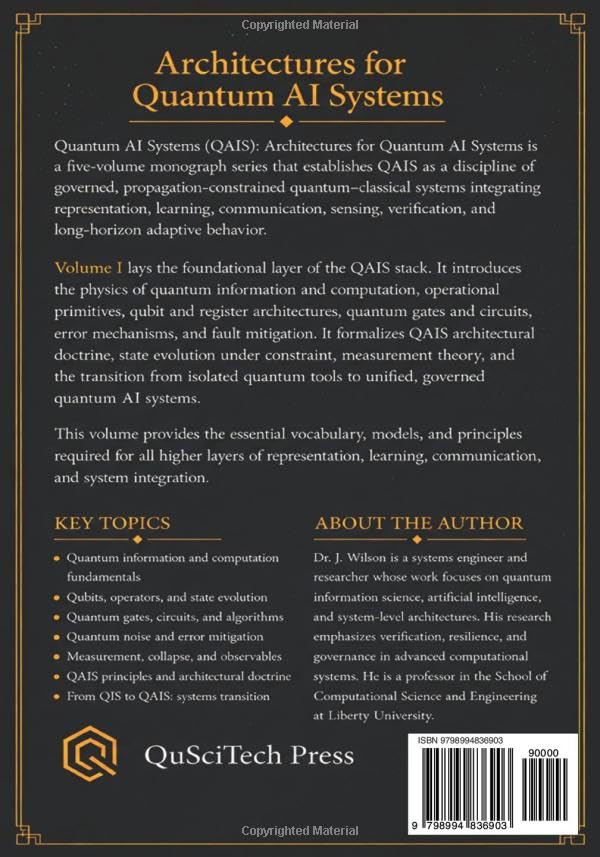 Quantum AI Systems (QAIS), Volume I: Foundations of Quantum AI Systems image 3