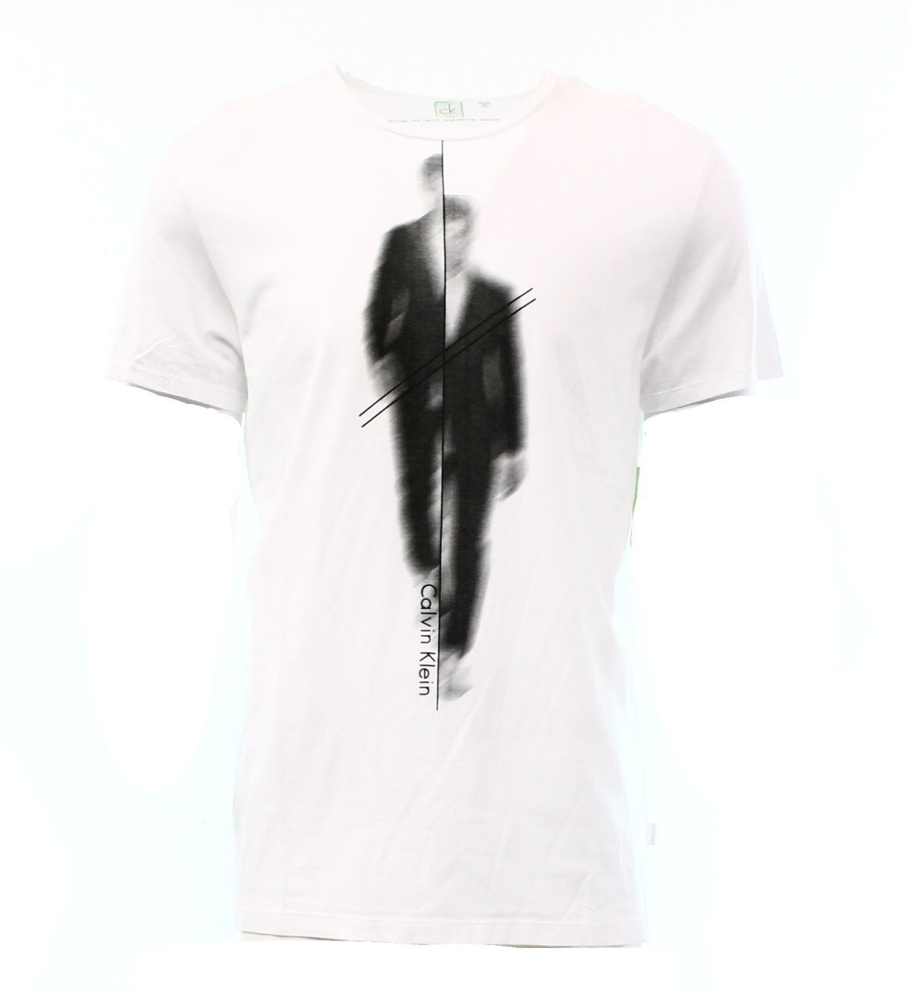 Calvin Klein Sportswear Men's Short Sleeve Crew Neck Split Man Graphic Tee