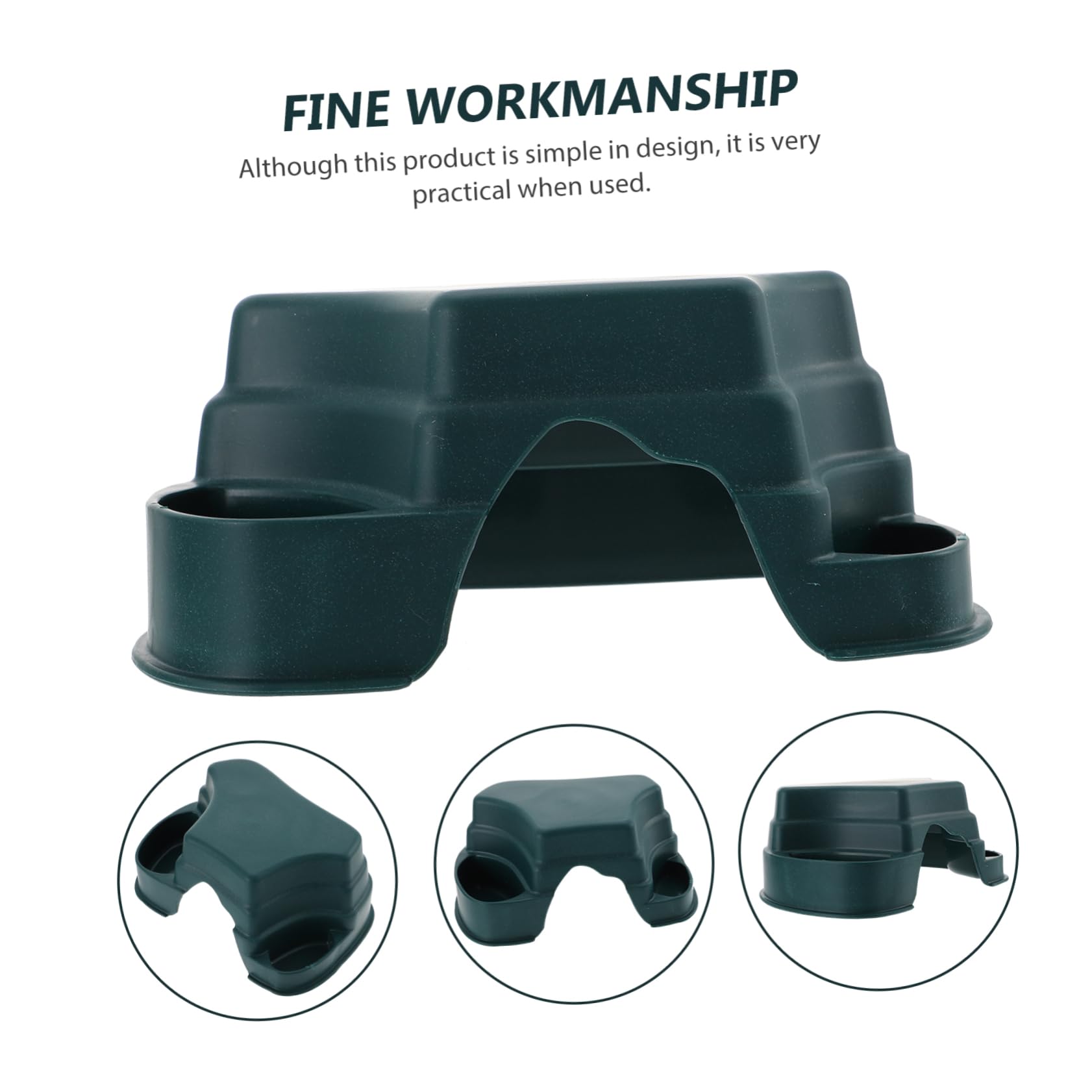 Abaodam 2Pcs Reptile Pet Hiding Cave Safe Cave Adornment for Terrarium Decor Realistic Design for Reptiles for Iguanas Geckos and More