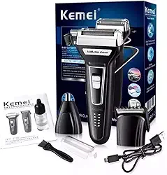 Maquina De Corte 3 Em 1 Kemei Shaver km-6558