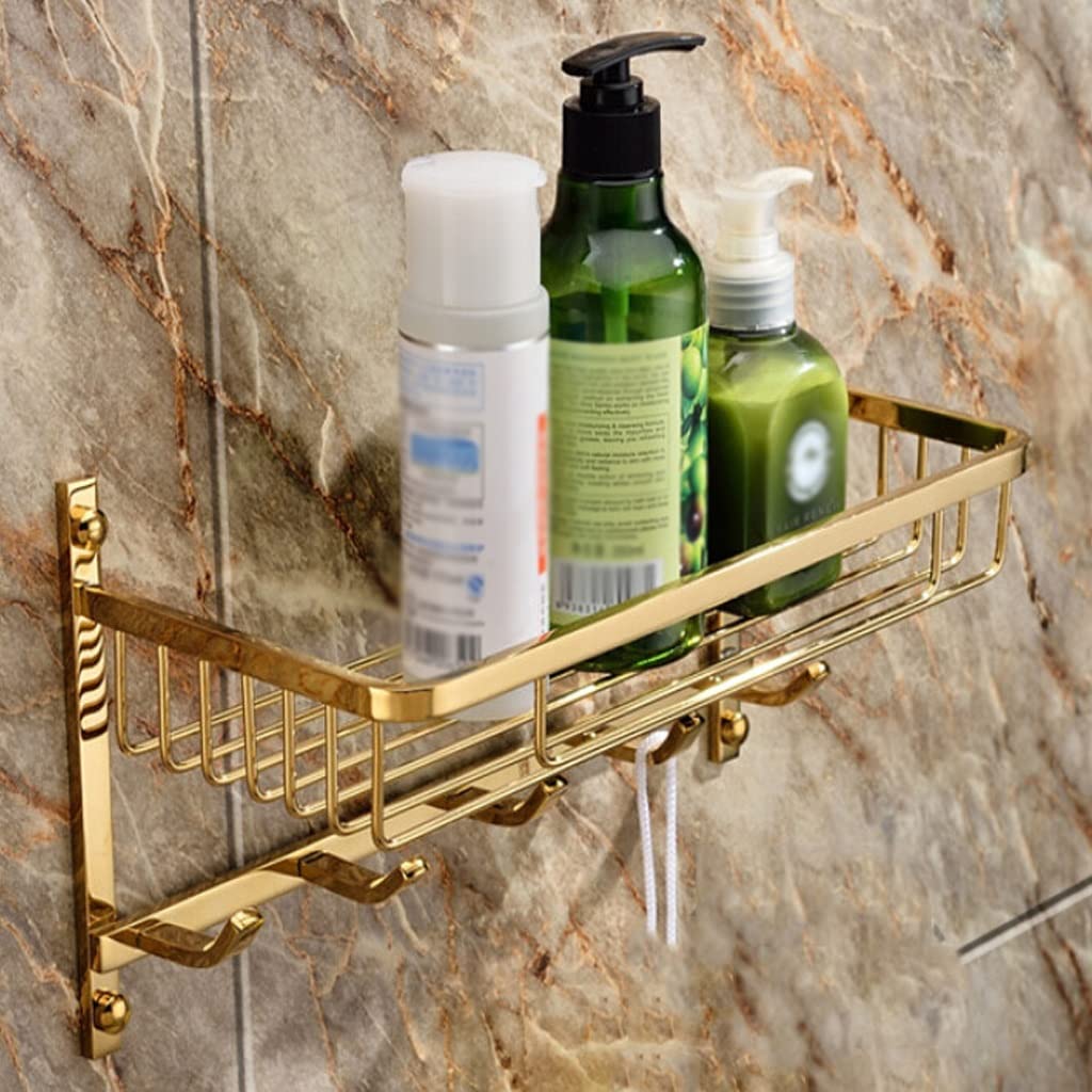Mensola portaoggetti da parete per bagno e doccia, ripiani galleggianti in acciaio inox con gancio, organizer multifunzionale per cucina e bagno