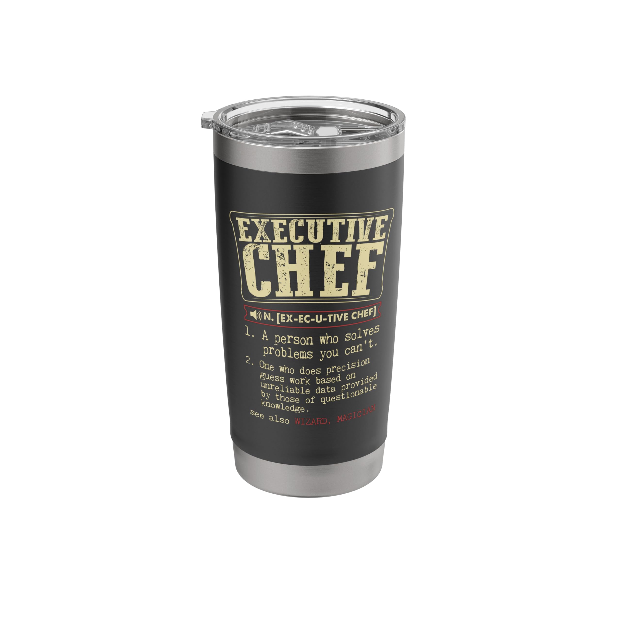Executive Chef Funny Definition Stainless Steel Insulated Tumbler