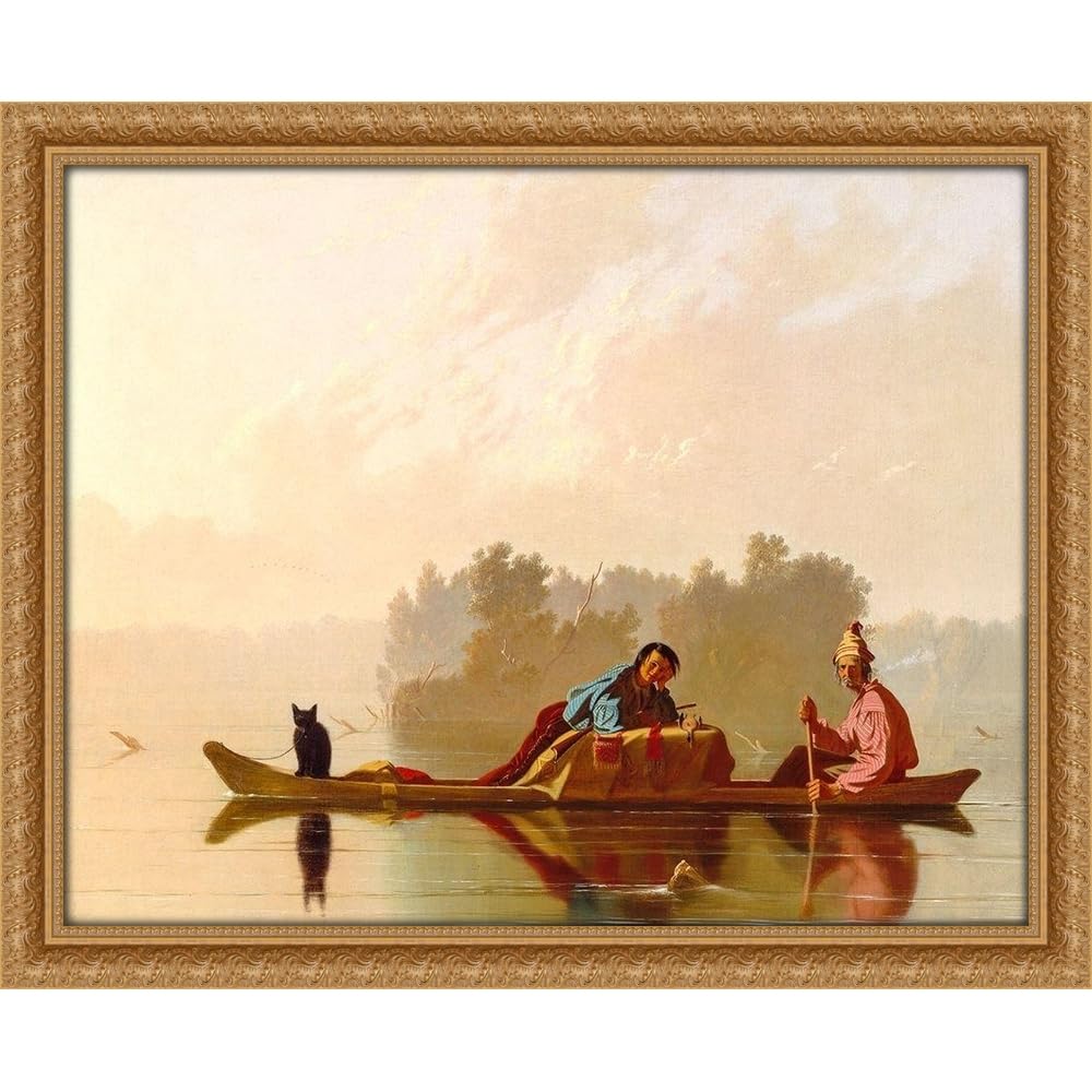 Amazon.com: ArtDirect Fur Traders Descending the Missouri 1845