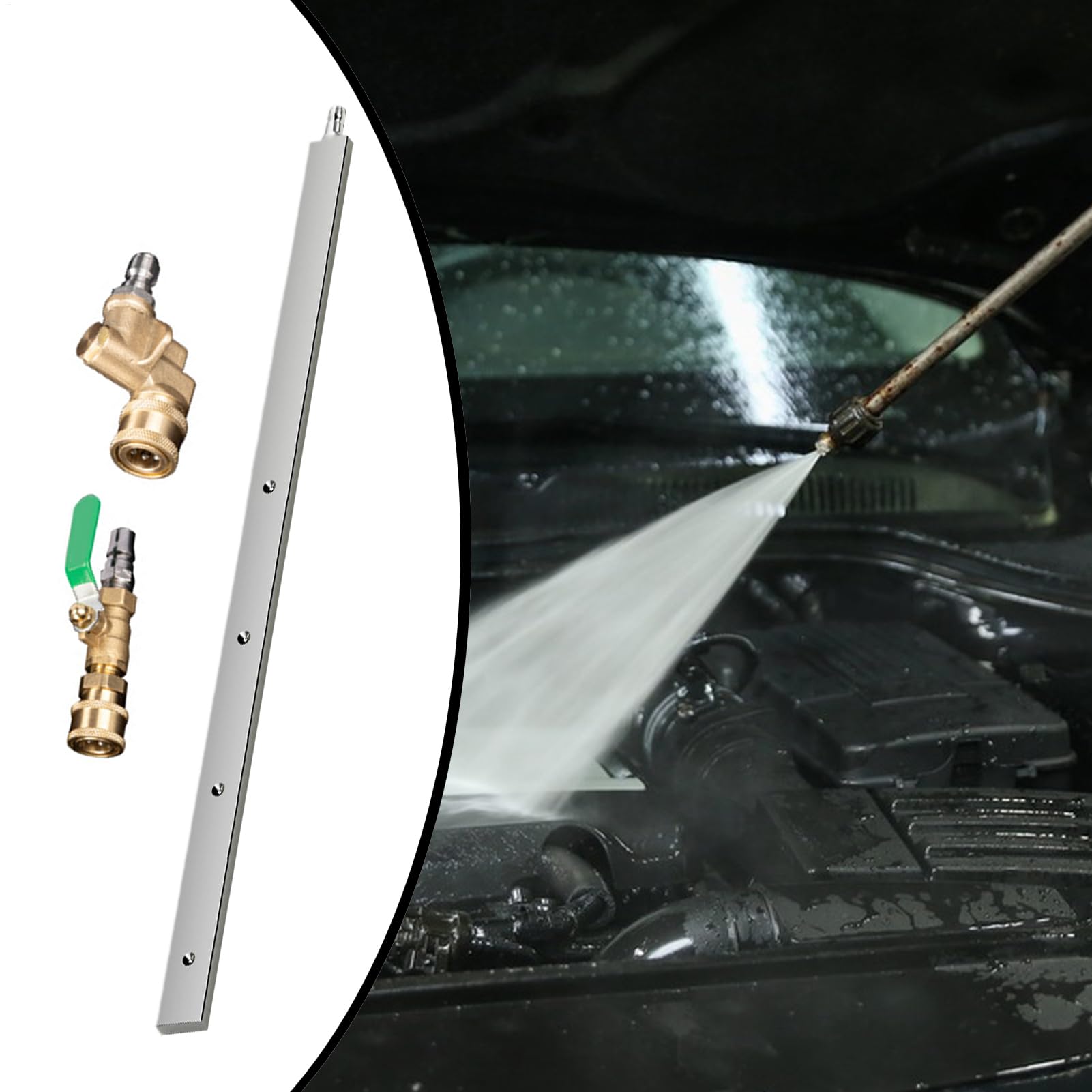 de limpieza de radiadores Portátil de Acero Inoxidable | para Vehículos, Remolques, Sedanes, Pickups, Limpiadora de Presión, Condensadores, Maquinaria Pesada Para lavadora a