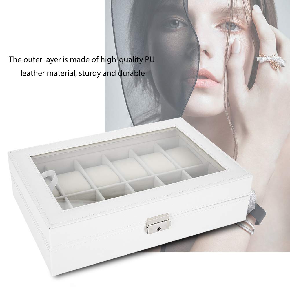 Scatola Per Esposizione Di Orologi In Pelle PU A 6 Slot, Custodia - Foto 11