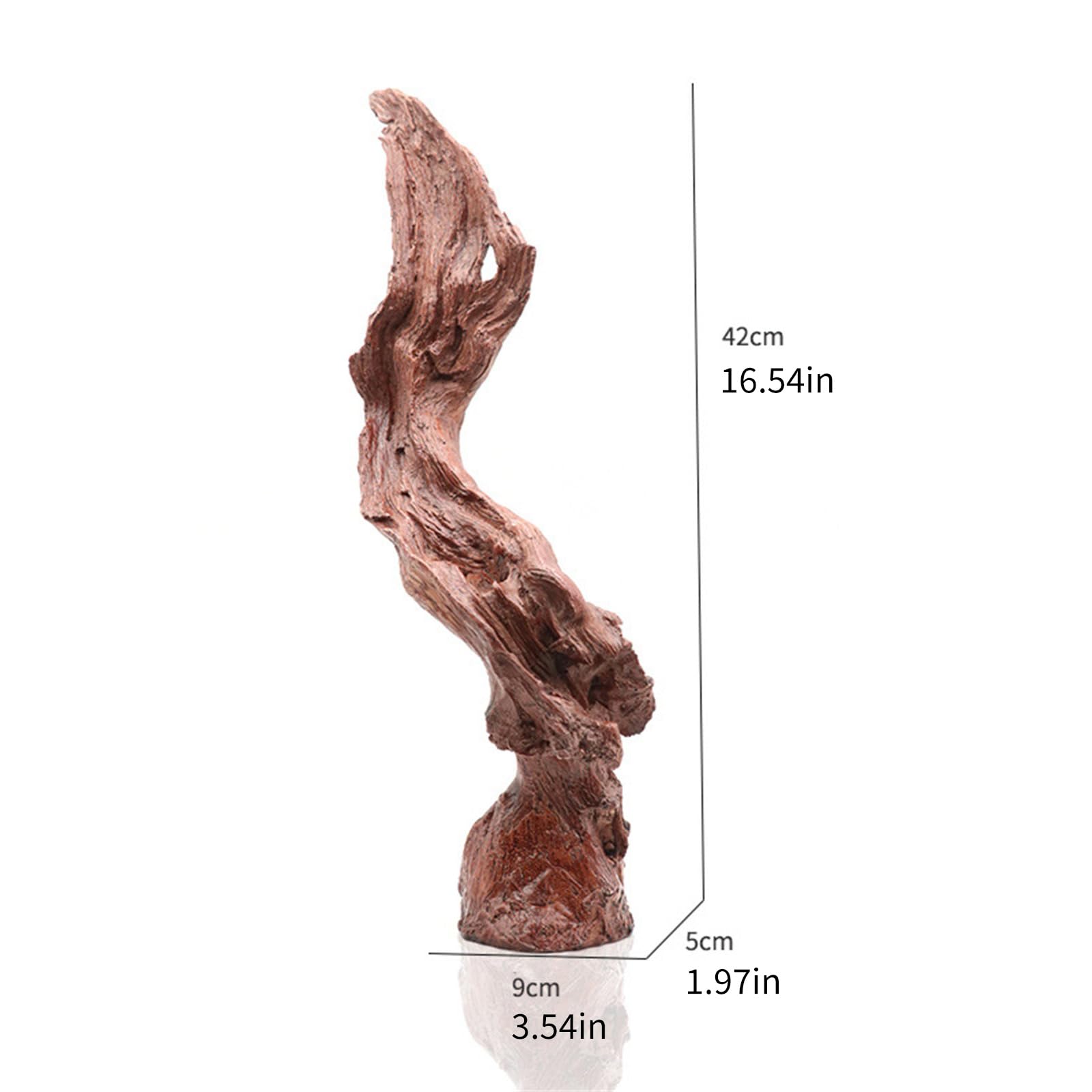 Simulazione Ramo Un Albero Scultura Artigianale in Resina per allestimenti Buffet Eventi Sashimi Decori Acquari Ornamento Decorazione acquari