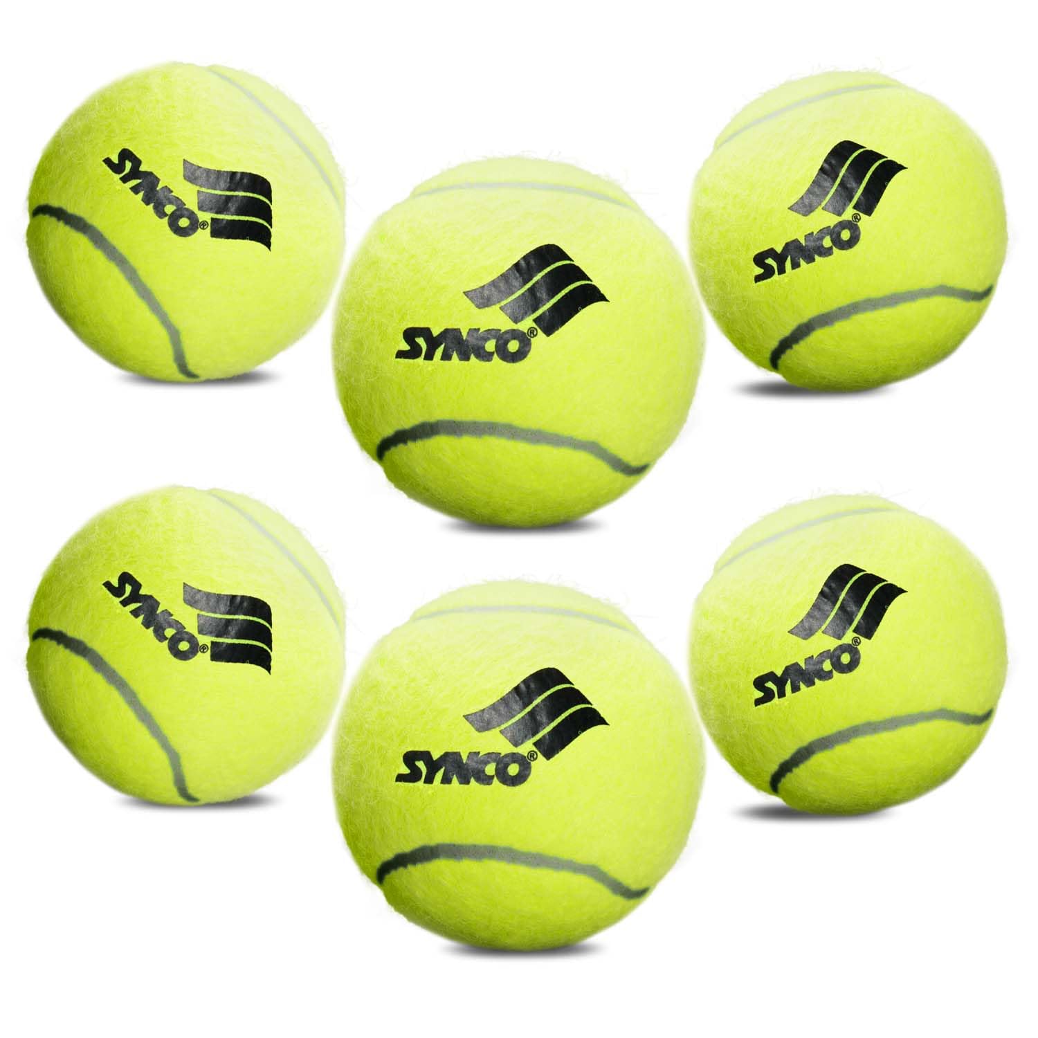 Synco Cricket Tennis Ball for Lawn Cricket Soft Tennis Ball | Combo Pack of 6 | Color-Neon (Light Tennis Ball) (B0B3D5P4K6) Amazon Price History, Amazon Price Tracker
