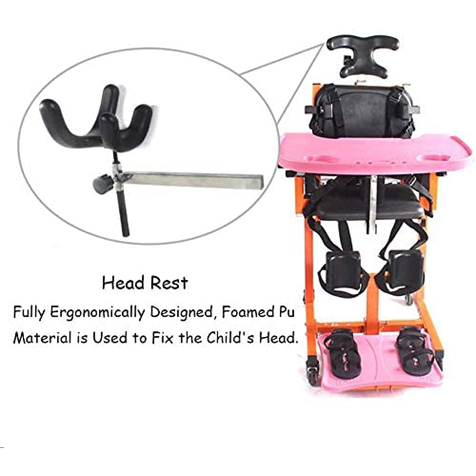 Amazon.co.jp: 子供脳性麻痺座り矯正椅子、家庭用調節可能なリハビリ