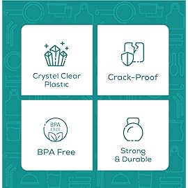 GUSTO [24 oz. - 100 Pack] Crystal PET Clear Plastic Cups for Party - Ideal for Cold Beverages, Smoothies, and Parties-(Formerly Comfy Package)