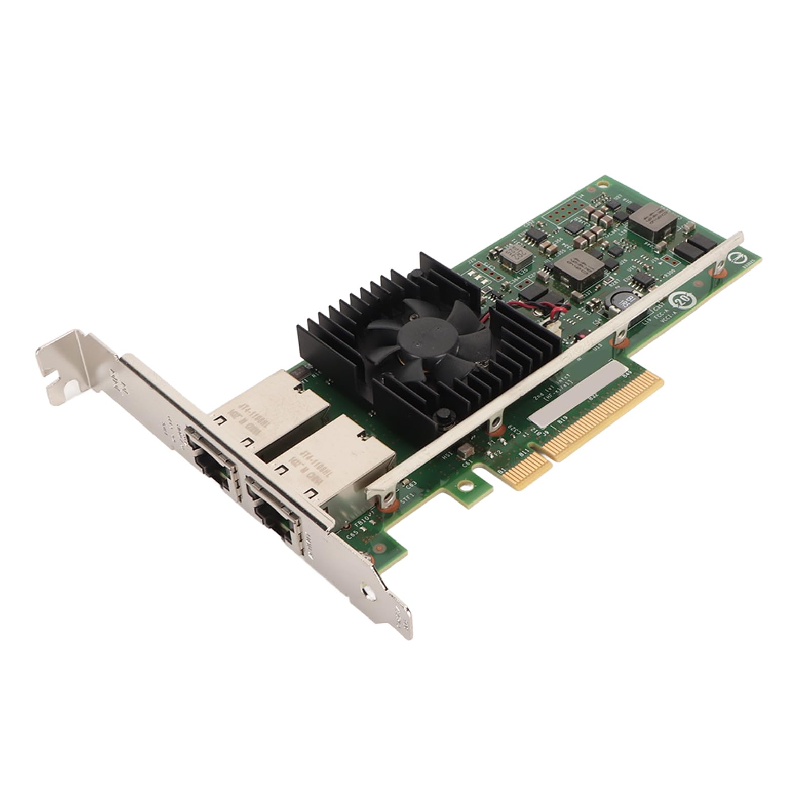 Scheda di Rete 10GBE, Dual RJ45 Porta 10 Gigabit Ethernet Adapter con Supporto FCOE ISCSI LAN per Server SLES PowerEdge Modelli Compatibili