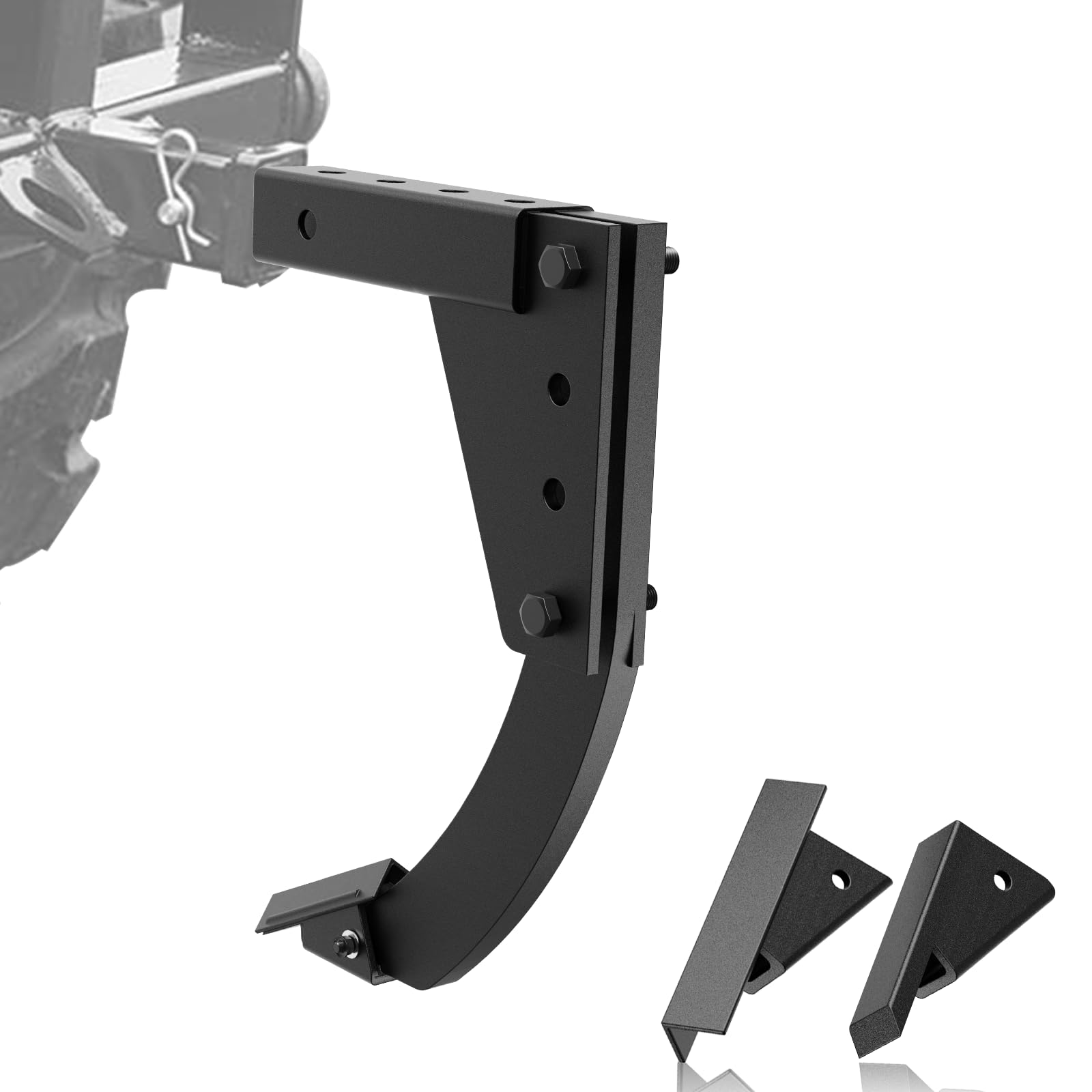 Photo 1 of LCGP Hitch Mounted Trench Ripper, 3 Point Hitch Attachment with 16" Trenching Shank Plow, Heavy Duty Subsoiler for Tractor Lawn Mower ATV/UTV, Thicken Trench Digger with 2 Types Replaceable Teeth