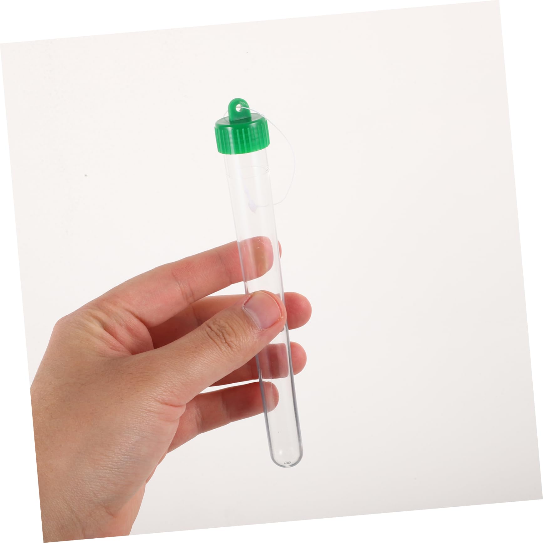 OSOLADY 10pcs Plastic Test Tube Small Bottles Mini Vial Sample Tubes Small Vials Sampling Vials Sample Storage Vials Small Storage Bottles Sample Test Tubes Clear Vials Transparent