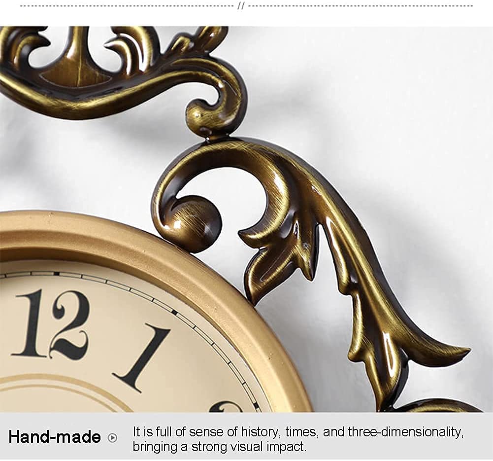 Bronze Metal Wall Clock A Beautiful Large Roman Clock