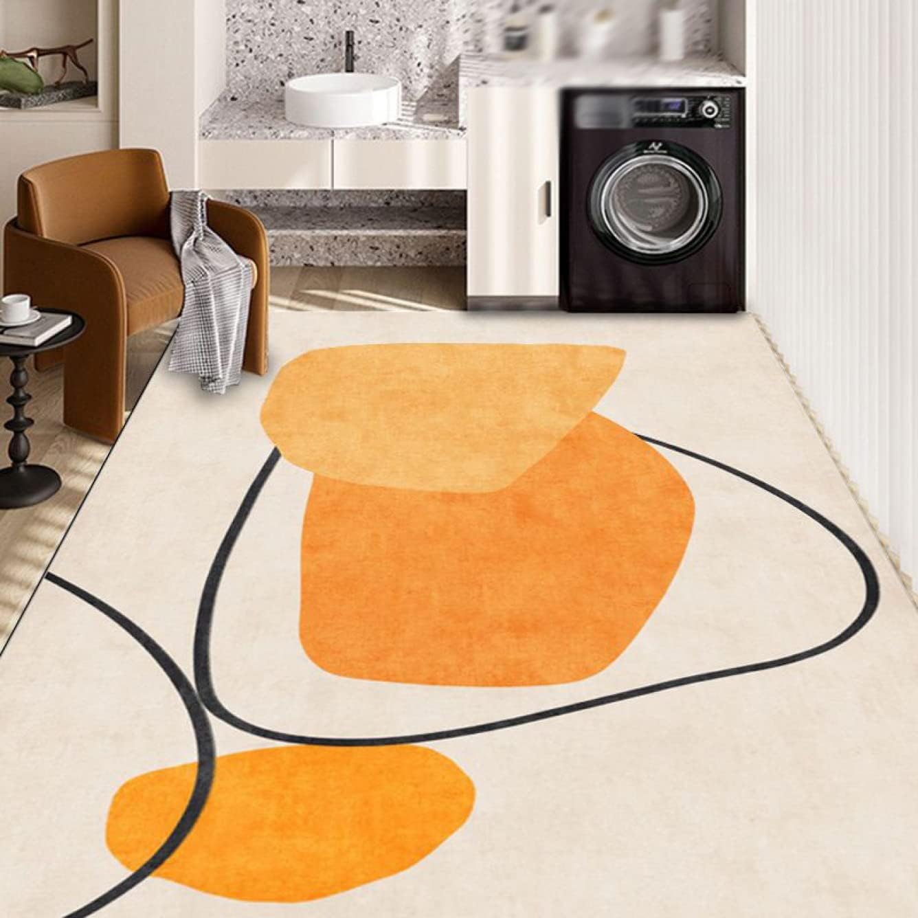 [DLAWF] 台所マット キッチンマット 防水マット 拭けるマット 床保護マット ベランダマット 台所用品 おしゃれ 水拭きOK