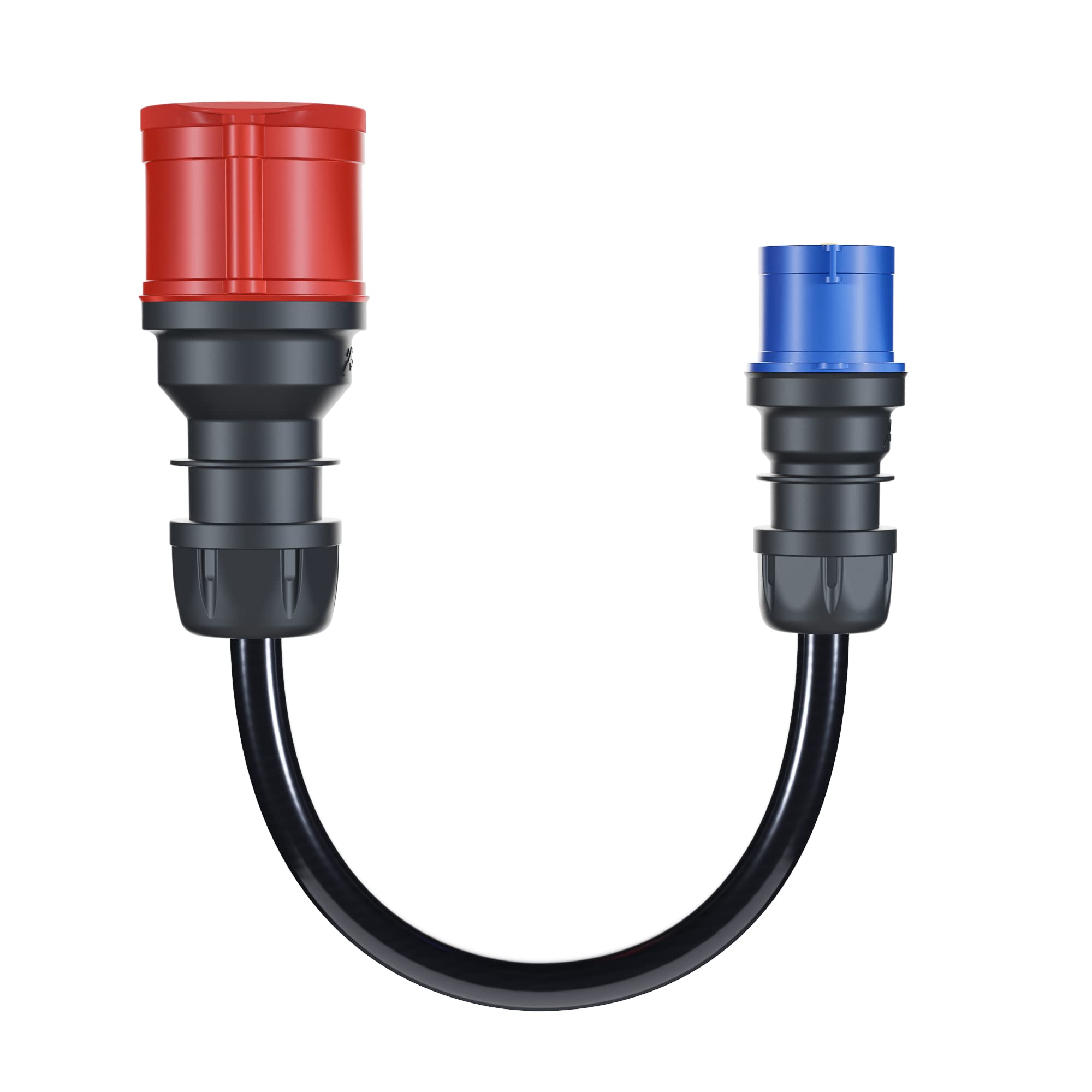 go-e Set de adaptadores para estación de Carga Gemini Flex 22 kW a Tomas CEE Rojo 16 A/CEE Azul 16 A/Tomas de Corriente domésticas 230 V