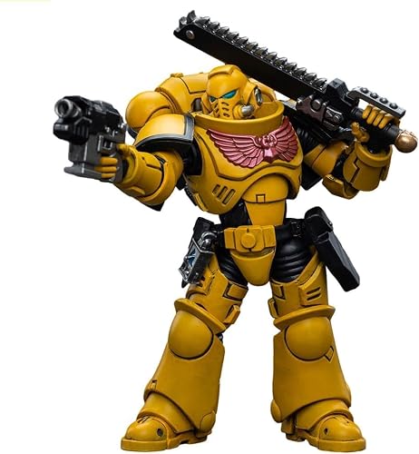 Image of JOYTOY Warhammer 40,000 1/18 Action Figure Imperial Fists Intercessors 7.48 Inches Brithday Gift JT6656