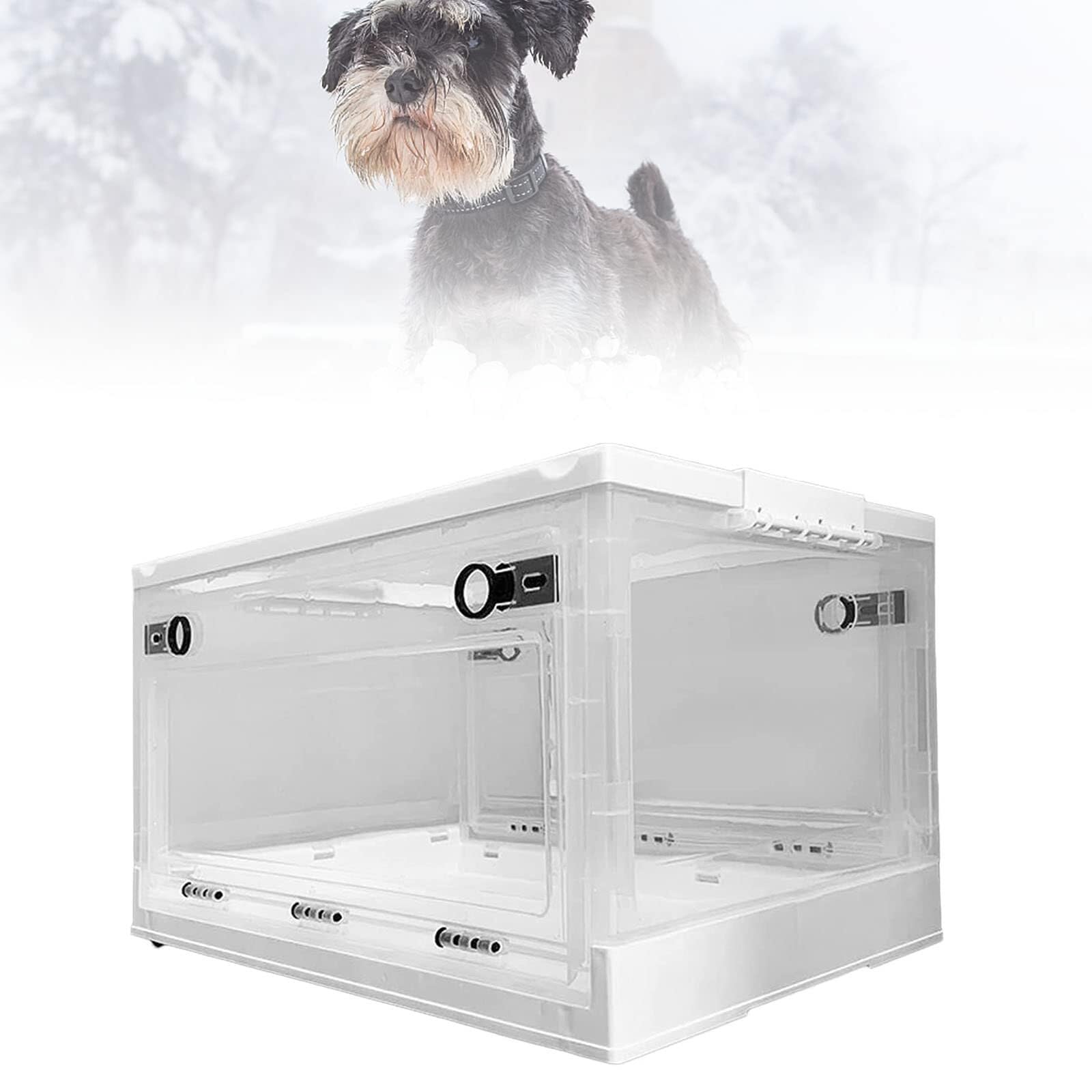 Caja de nebulización para cachorros, incubadora de atomización para mascotas, caja de terapia de oxígeno para perros y gatos, caja de nebulización para gatitos, incubadora de mascotas para tratamiento