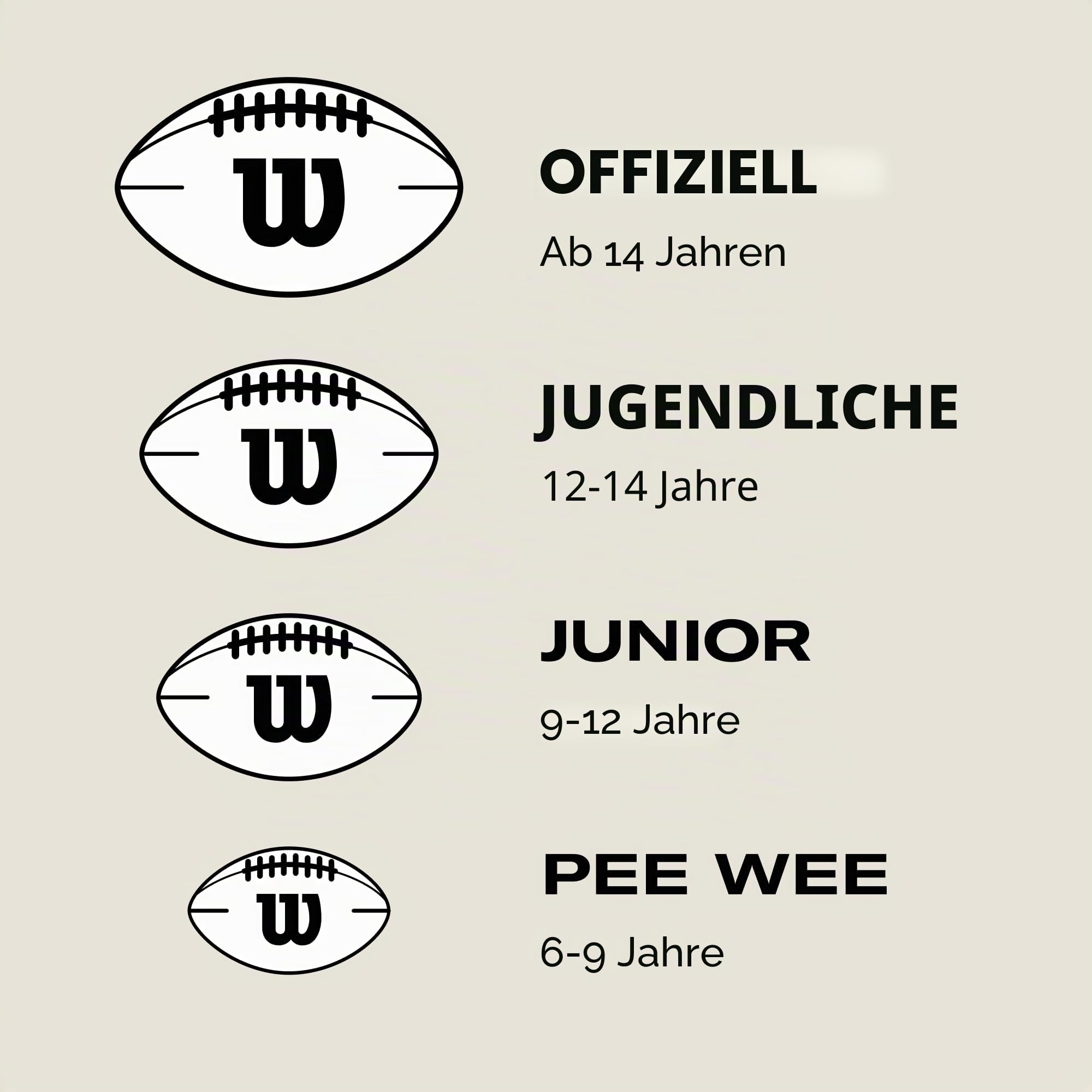 WILSON GST SpeedSkin Football, Mit Außenhülle aus Leder und ACL-Präzisionsschnürung, Für verbesserten Grip und präzise Würfe, Farbe: