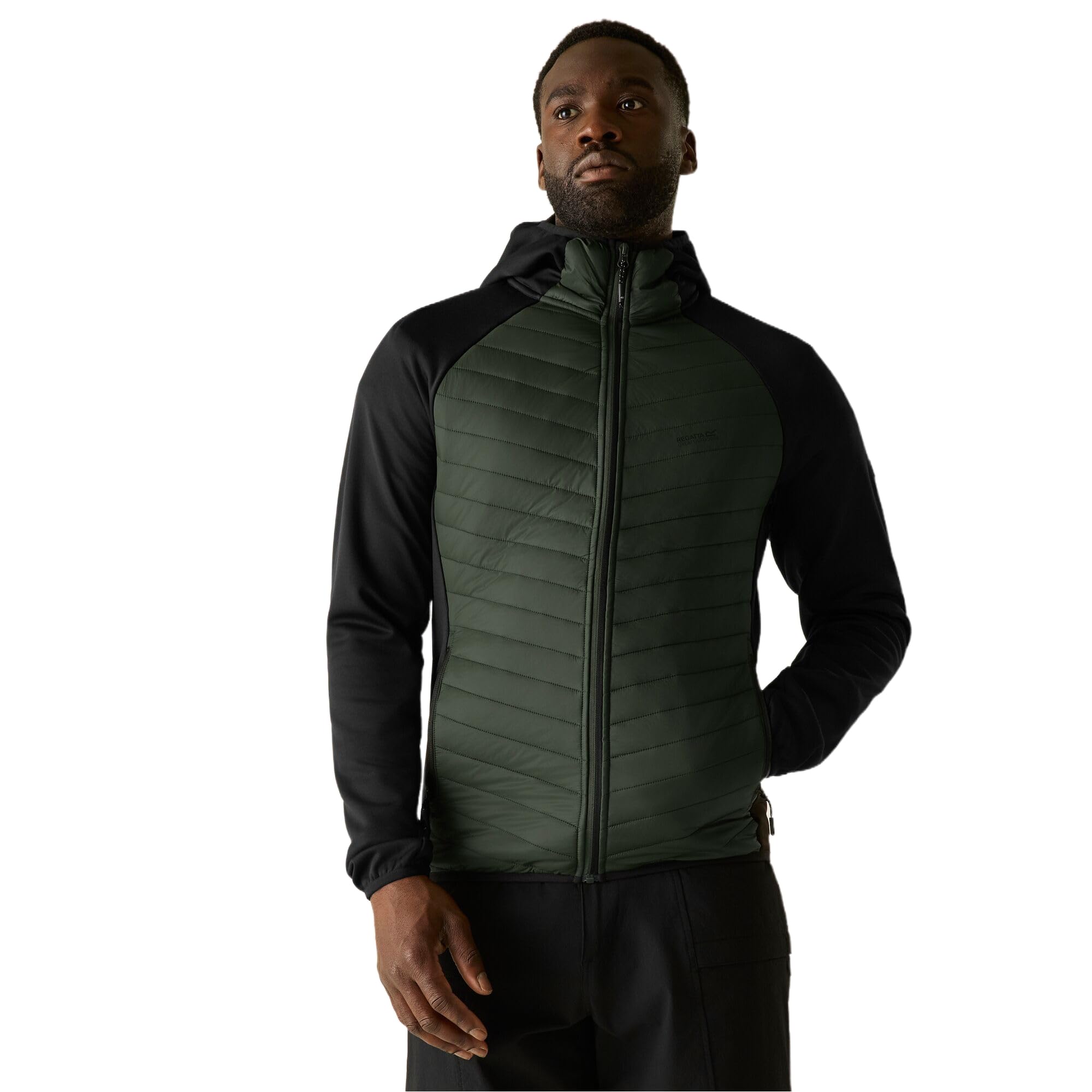 Regatta Men's Khaki Andreson Hybrid Insulated Quilted Jacket In | : Medium