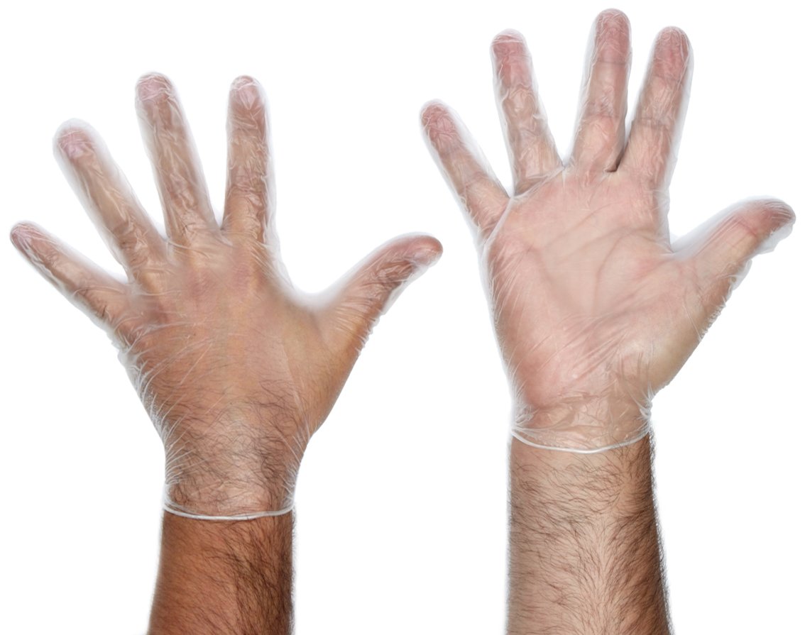 Handsafe Powder-Free Vinyl Gloves XL Clear (Pack of 1000) HEA00317