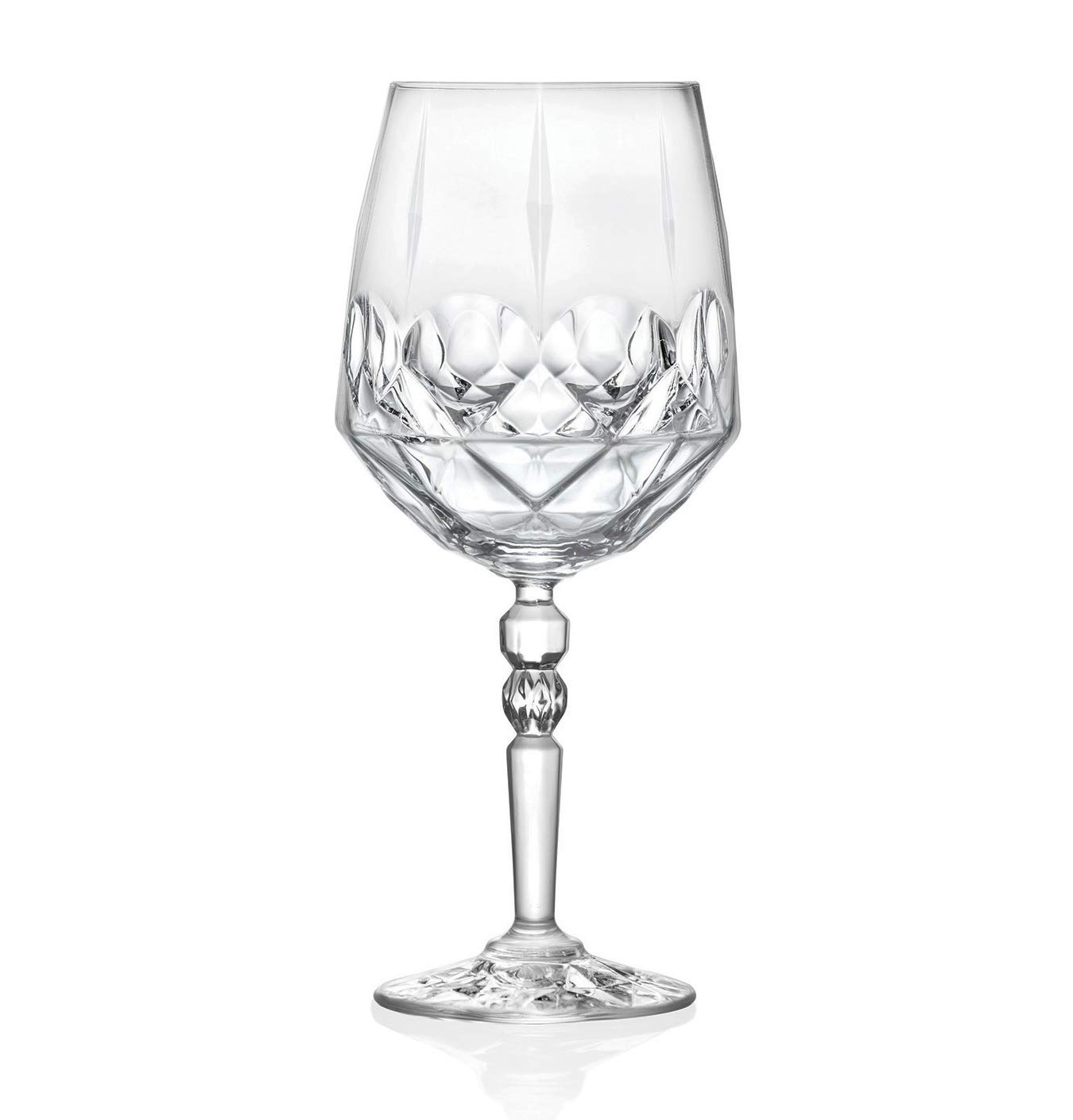 Barski - Copa de vino tinto - Copa de agua - Juego de 6 copas - Cristal como cristal - 24 oz - Diseño bonito - por Barski - Fabricado en Europa