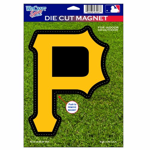 MLB Pittsburgh Pirates Die Cut Logo Magnet