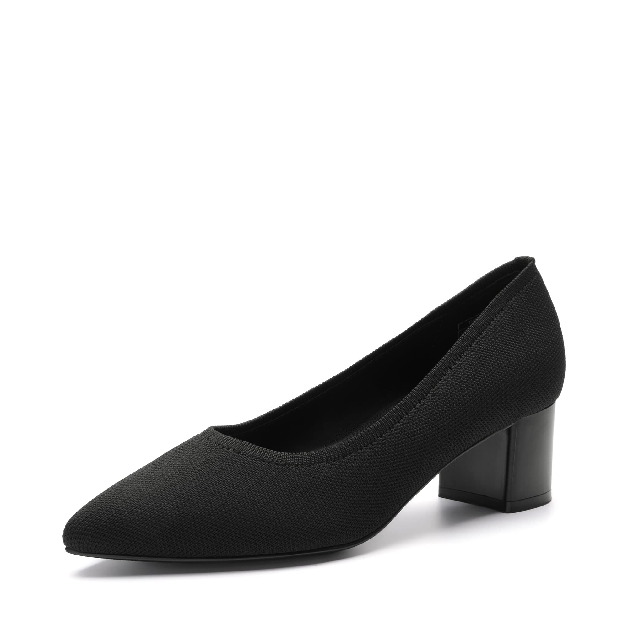 DREAM PAIRS Women's Chunky Low Block Heels Closed Toe Work Pumps