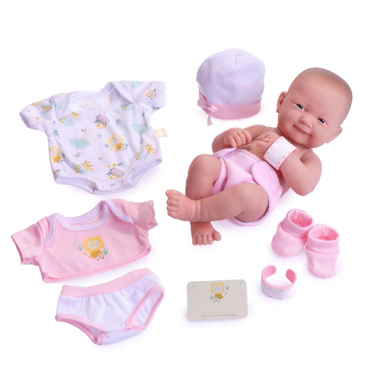 Amazon.com: 8 piece Layette Baby Doll Gift Set | JC Toys - La