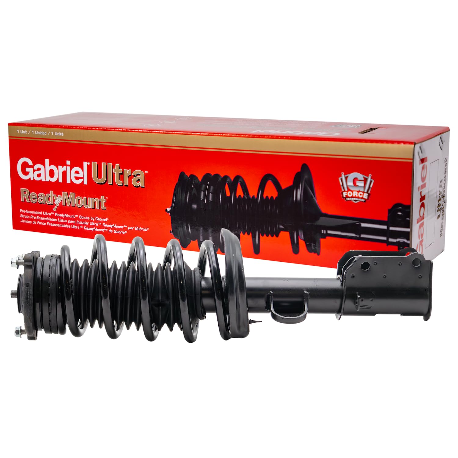 Gabriel G57853 Ultra ReadyMount Front Right Complete Strut Assembly for 15-21 Ram ProMaster City (1 Pack)