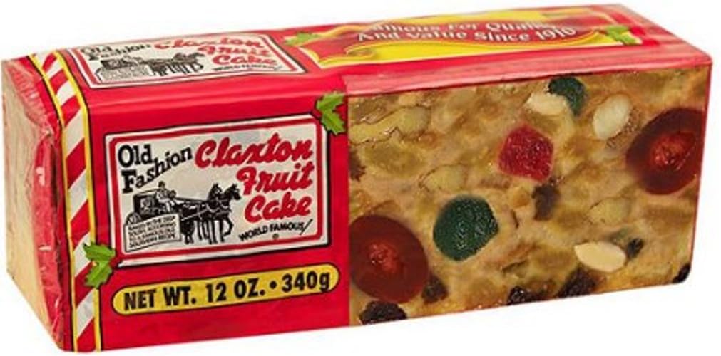 Claxton Holiday Fruit Cake 12oz