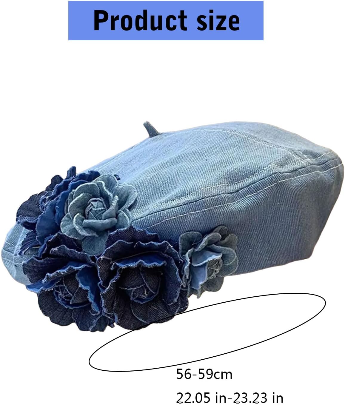 Berets Novelty Unisex Painter Hat for Girls Denims Cabbie Hat for Outdoor Leisure Modern Woman Accessories Fashion Headwear