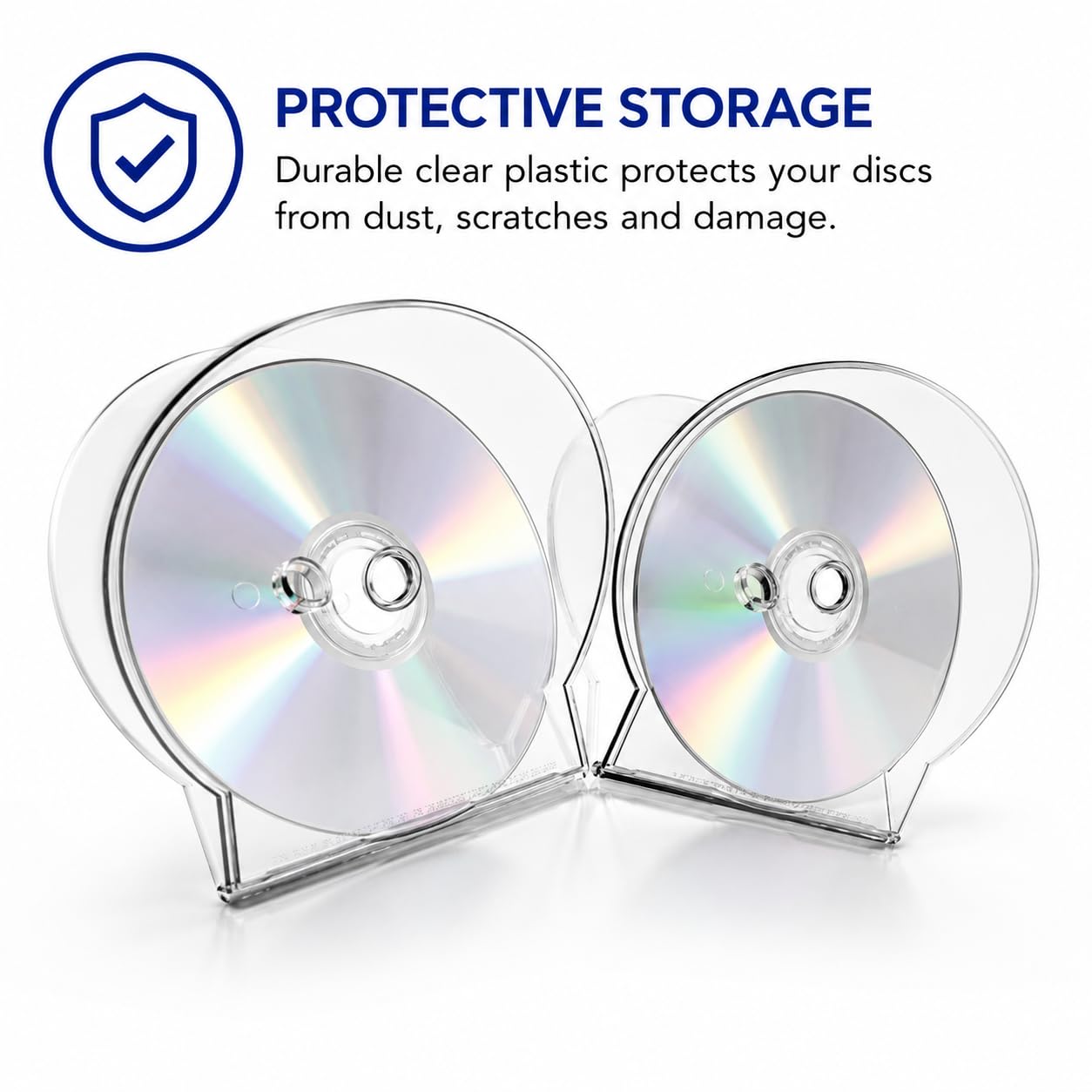 100 x Doble CD DVD Clara Concha (C Conchas) Casos por Dragon Trading®