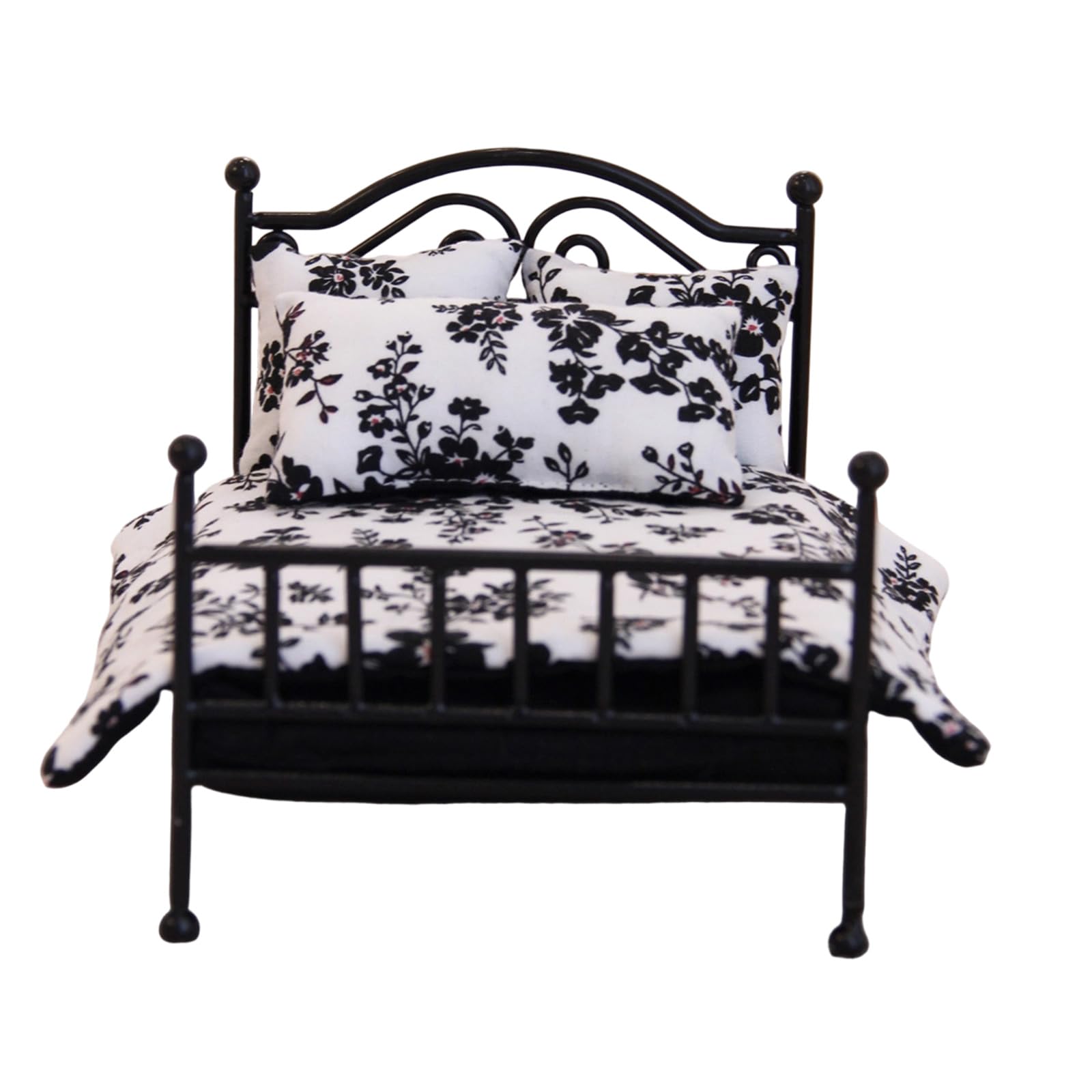 Muebles en miniatura escala 1:12 para decorar dormitorios de casas de muñecas con realismo 8