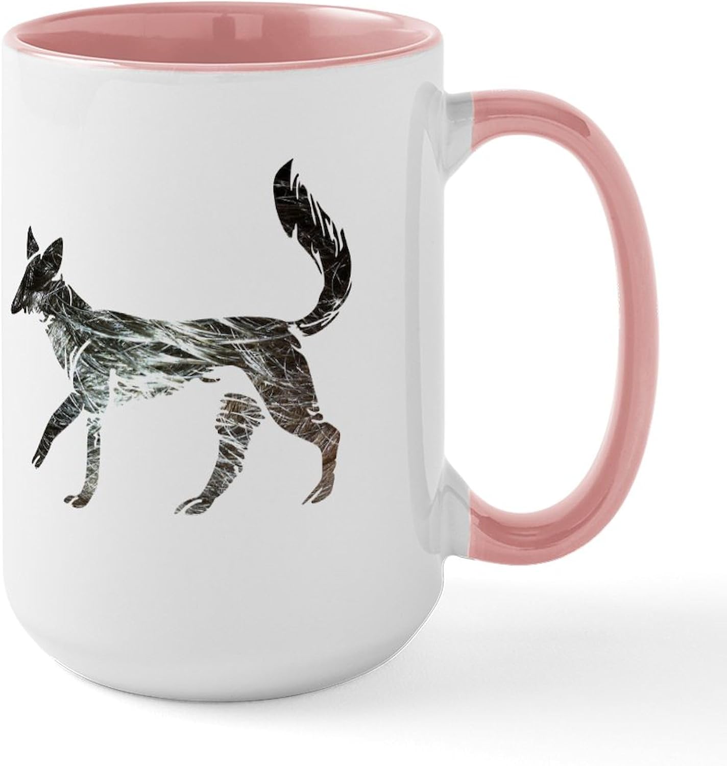CafePress The Aging Silver Fox Mug 15 oz (444 ml) Ceramic Coffee Mug