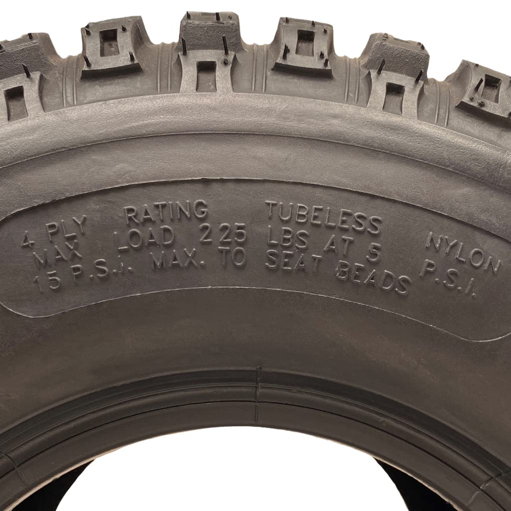 Parnells P322 18x9.50-8 Knobby ATV Tyre – 4ply Tubeless, Off Road, Quad Trailer