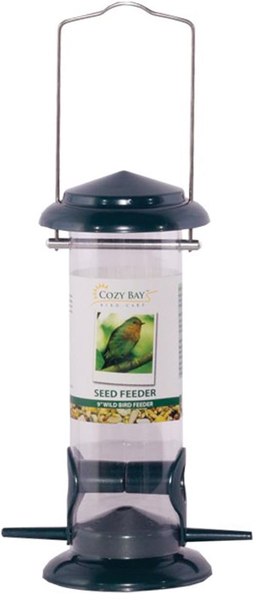 Cozy Bay 9-Inch Seed Hanging Garden Bird Feeder