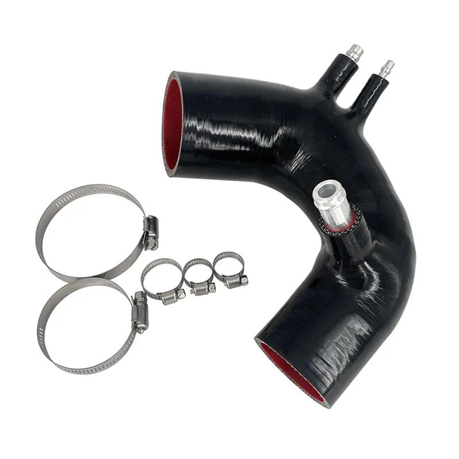 Manguito Turbo Kit de Manguera de admisión de Silicona para Turbo Abarth 500 595 IHI, Sistema de admisión de Alto Rendimiento, Tubo de Silicona. Manguera Gasolina