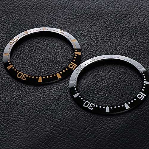 Horlogekastring, Wkładka ceramiczna do zegarka 39mm-41mm Wielokolorowy dodatek do zegarka męskiego