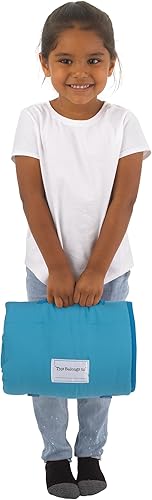 Miniatura 7 de Disney Moana Free as The Ocean Aqua, Orange and White, Pua Pig y HEI HEI - Tapete tropical para siesta para niños pequeños