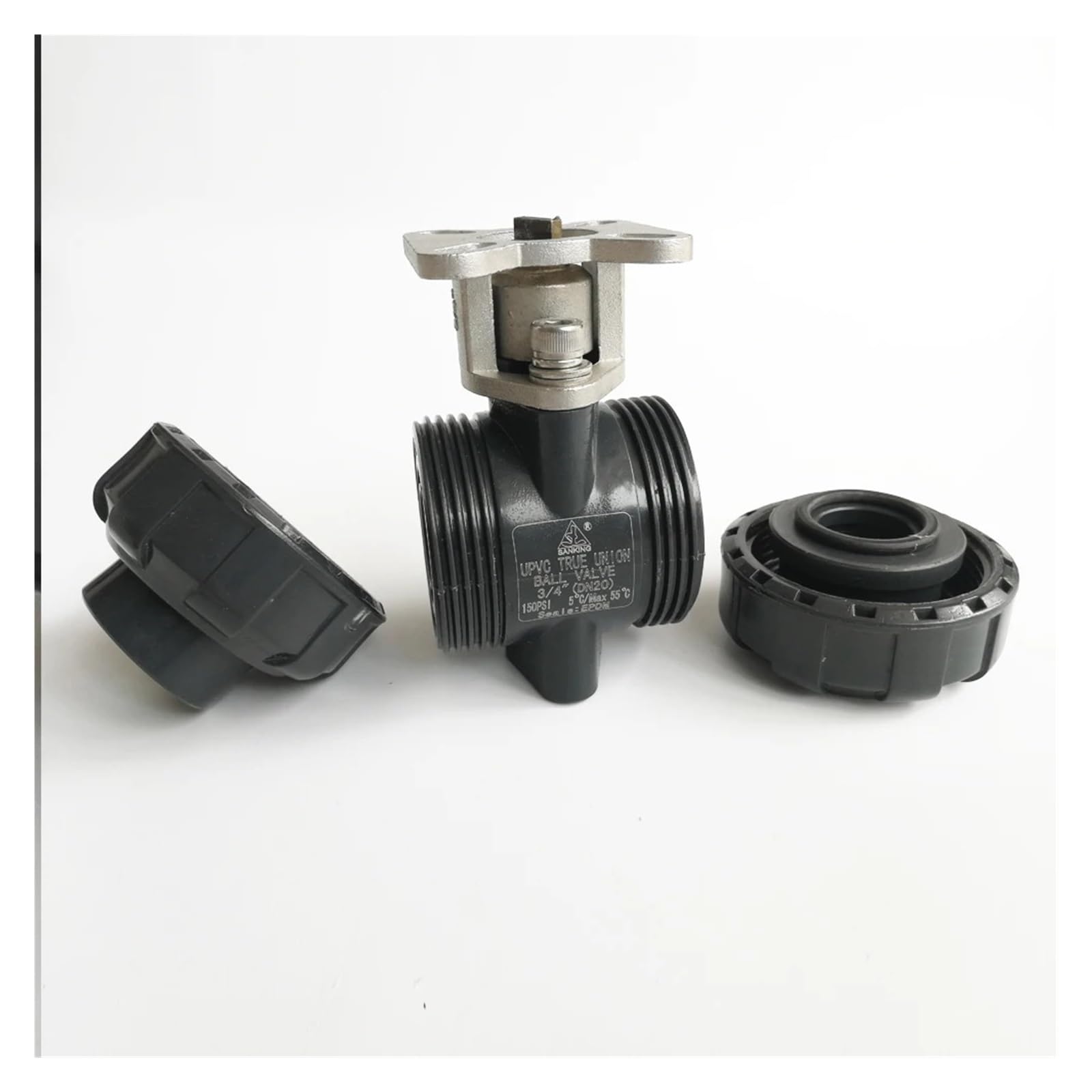 MXXDMOPD DN15 Plastic Actuated Valve AC110V-230V 3/4/7 Wires BSP/NPT 1/2'' 10NM On/Off 15 Sec Electric Shut Off Metal Gear(Bsp,AC-CR202)