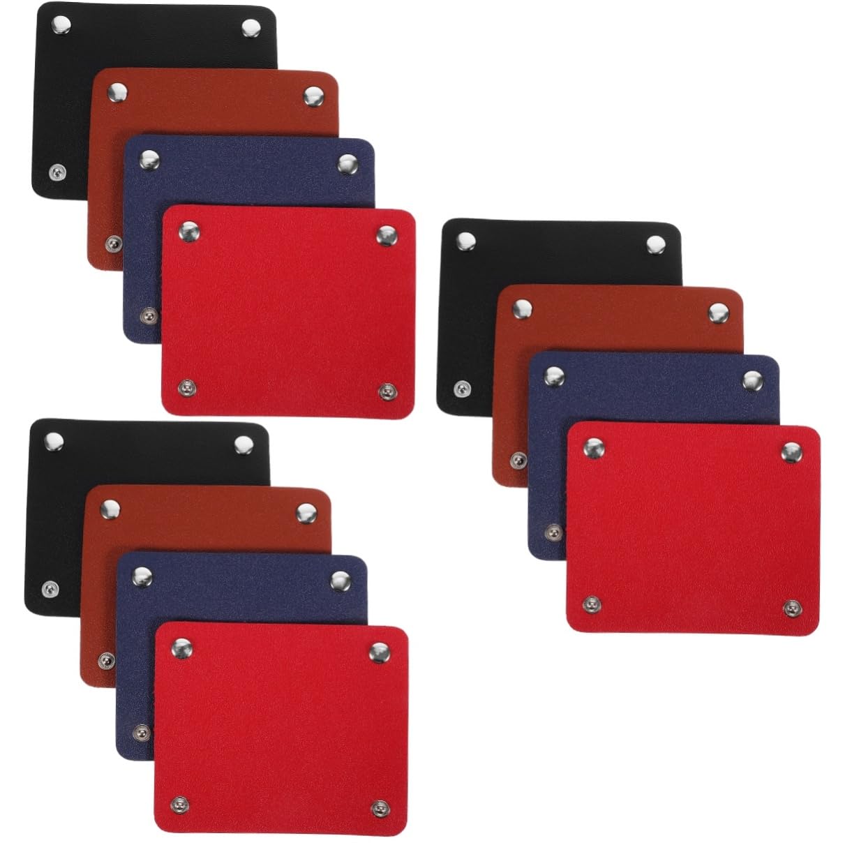 SHINEOFI 5 Series Envoltura De Equipaje Maletas Suitcase Protector De Agarre del Mango del Bolso Correas para Bolsas Bolso Viaje Empuñadura Envolturas De Manija De Maleta Cuero 8 Piezas X 5