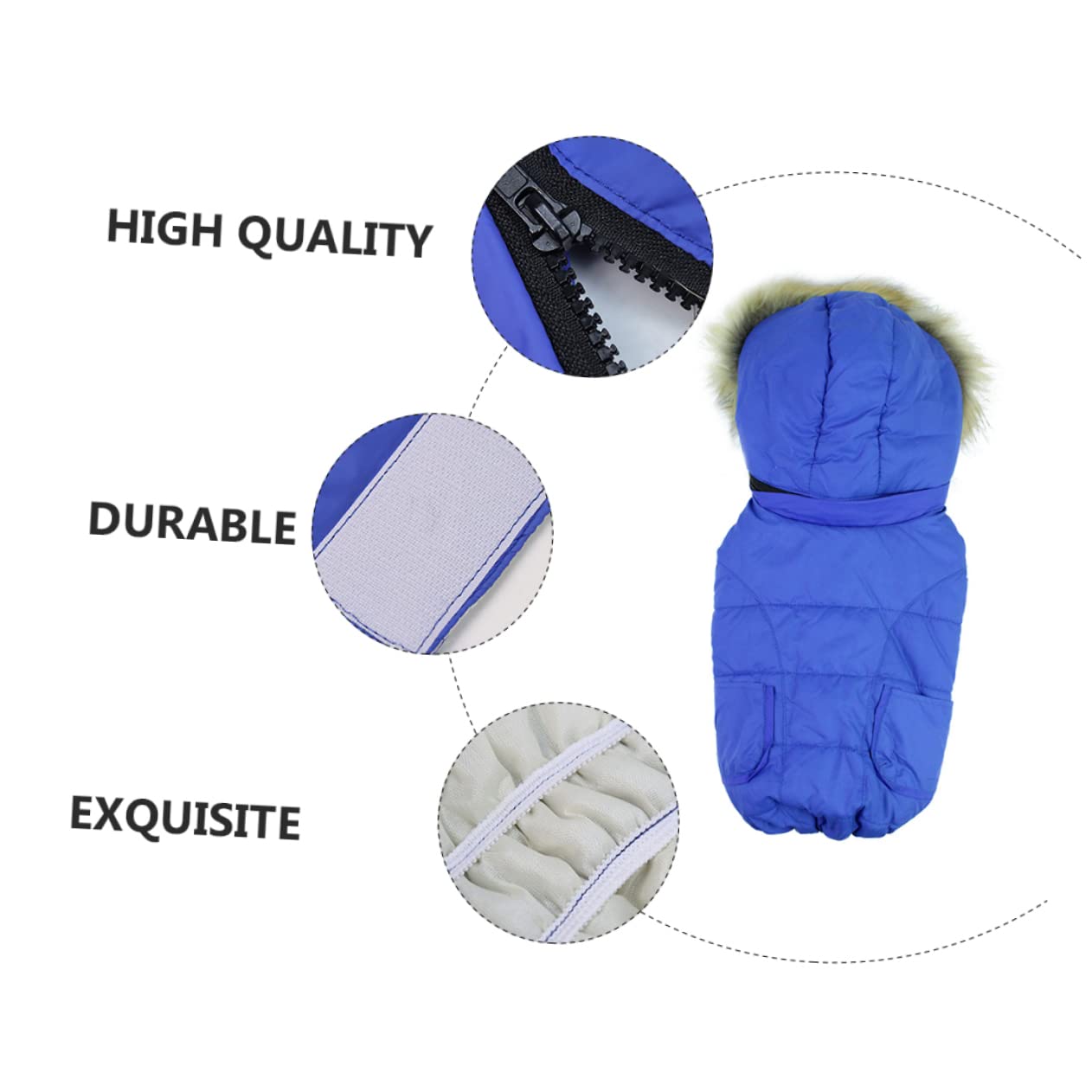 BESPORTBLE 3piezas Chaqueta De Invierno para y Medianos Ropa Térmica Forro De Algodón Caliente y Cómodo Días Fríos y -Invierno