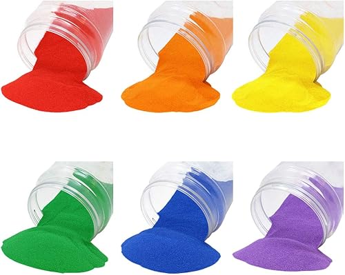 Just Artifacts Craft and Terrarium - Arena decorativa de colores surtidos (6 libras, arcoíris)