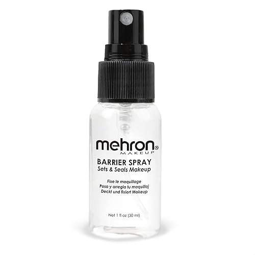 Mehron Barrier Spray - Sellador de maquillaje y aerosol fijador 1 onza