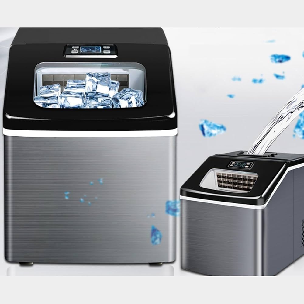 製氷機（黒） Amazon.co.jp: 製氷機 30 キロ商業製氷機正方形製氷機ホーム