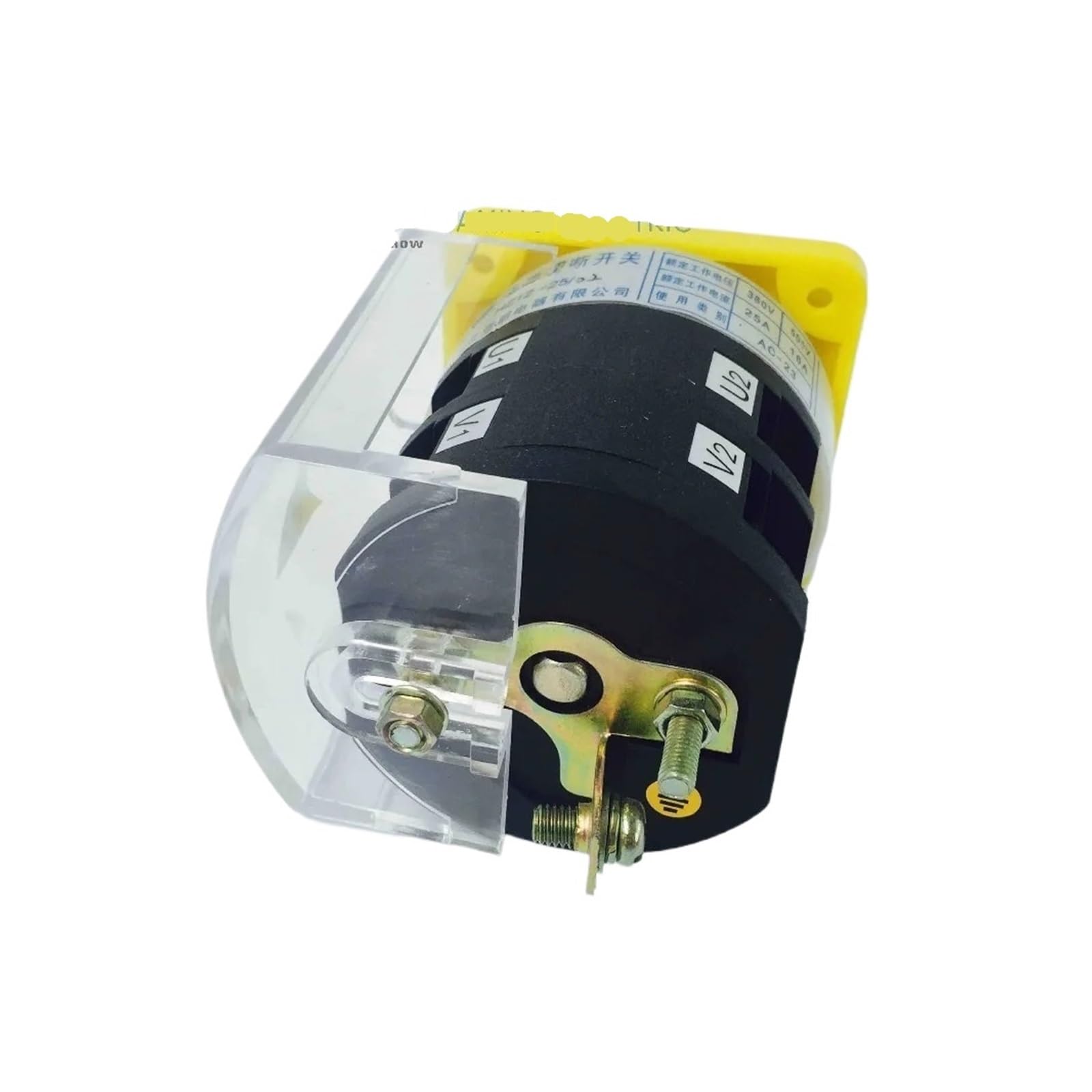 HZ12-25/02 interruptor de leva rotatorio de encendido y apagado de 2 posiciones y 2 polos con cubierta protectora con corte de alimentación de transferencia manual
