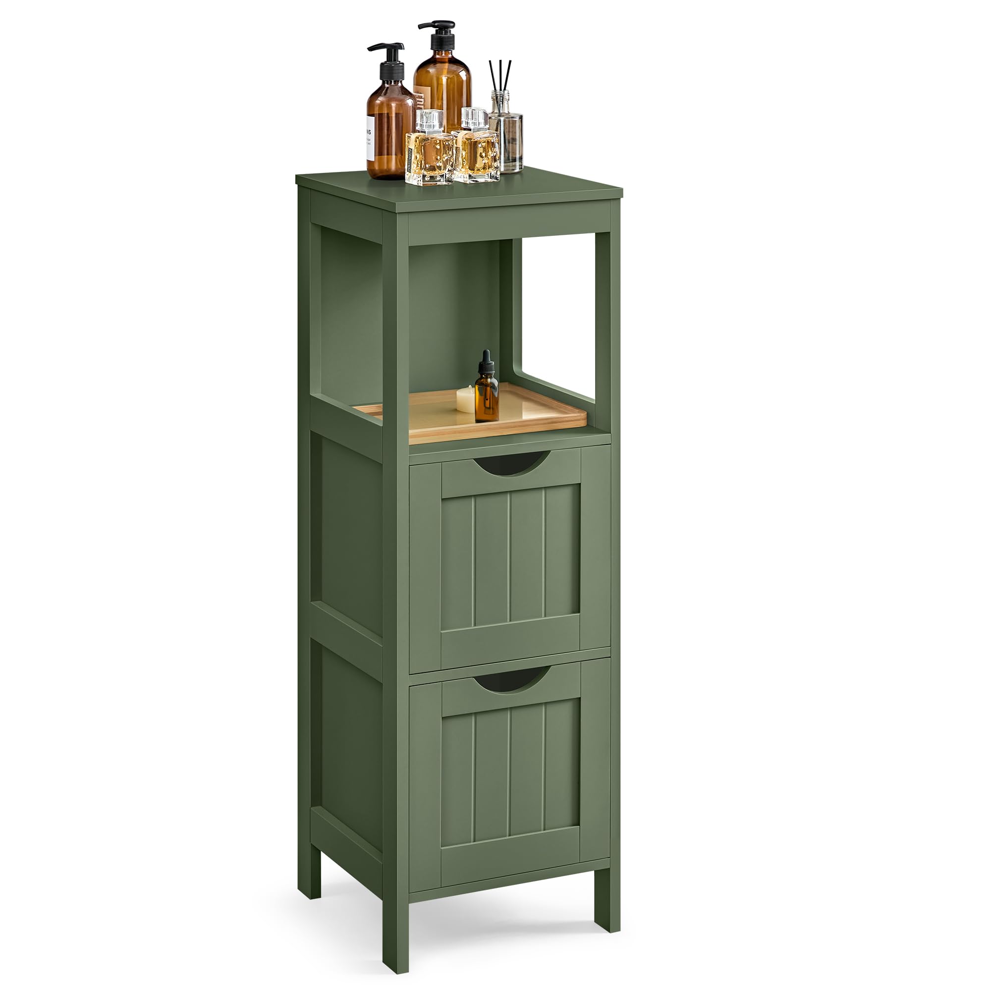 Corner Cabinet Forest Green