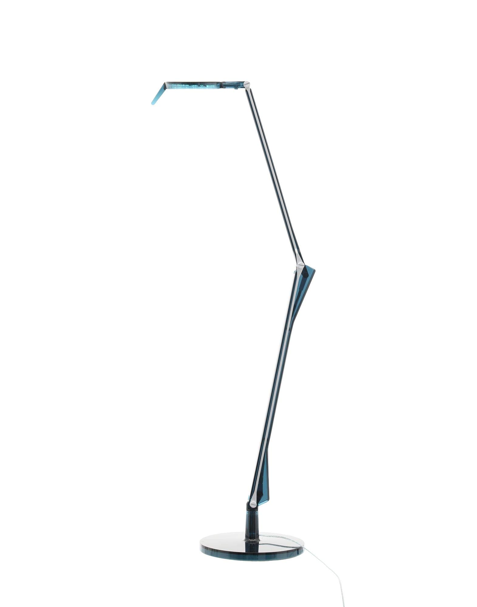 Kartell Aledin TEC, Tischleuchte, Mit Dimmer, Blau