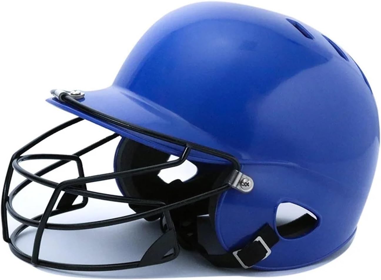 Mens Baseball Helmet Adult Baseball Hitting Softball Helmet Protective Head Face Ears Protective Cover