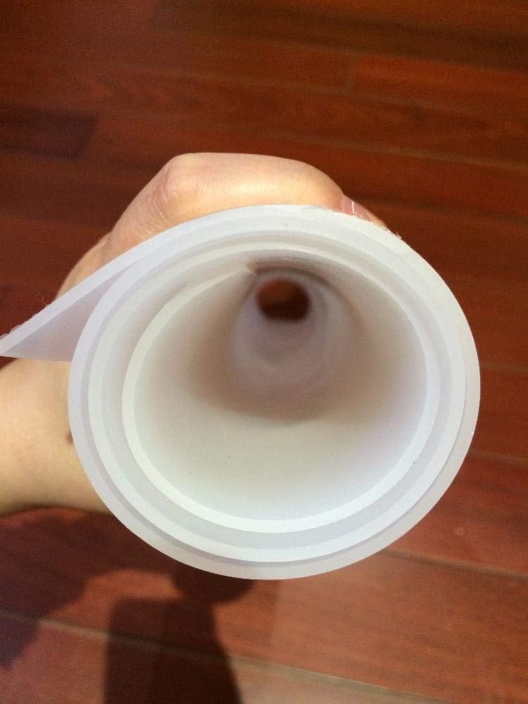 YJINGRUI 1 feuille de caoutchouc de silicone de haute qualité pour isolateurs résistants à la chaleur (500X500X1mm)